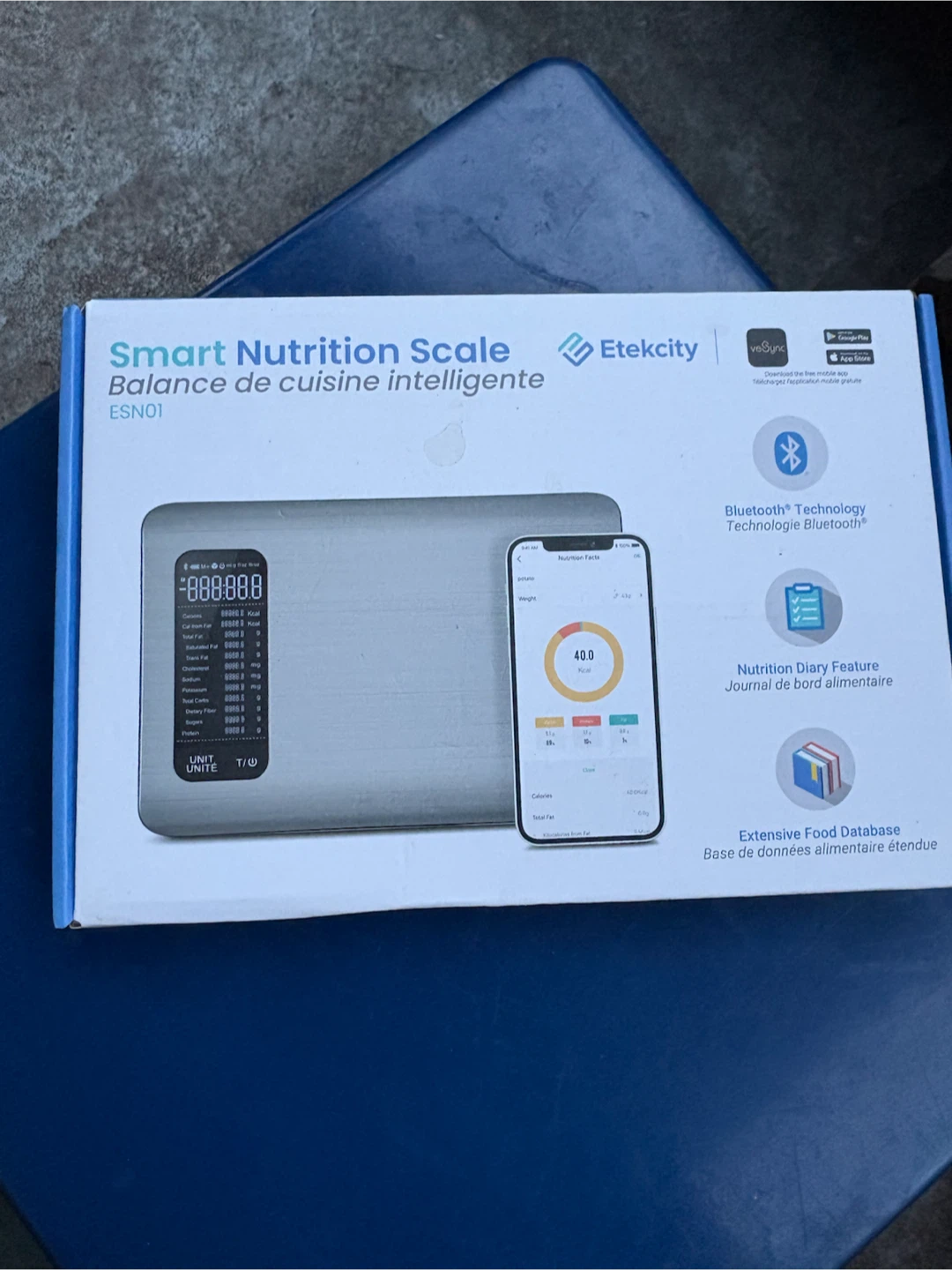 Etekcity Smart Nutrition Scale ESN01 - photo 2