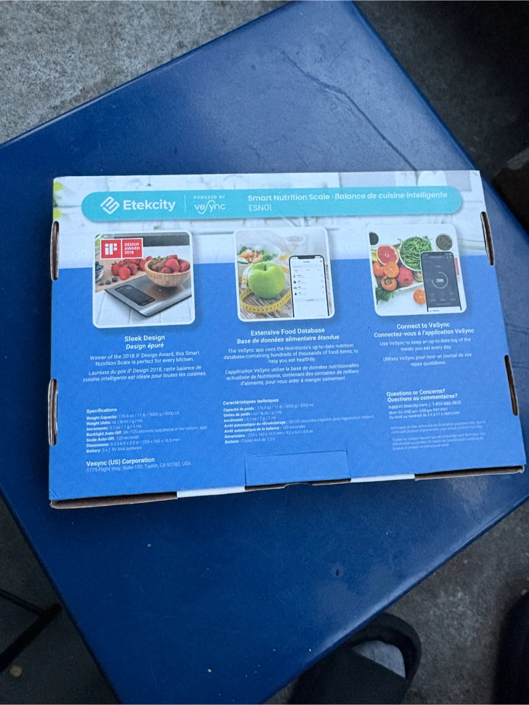 Etekcity Smart Nutrition Scale ESN01 - photo 3