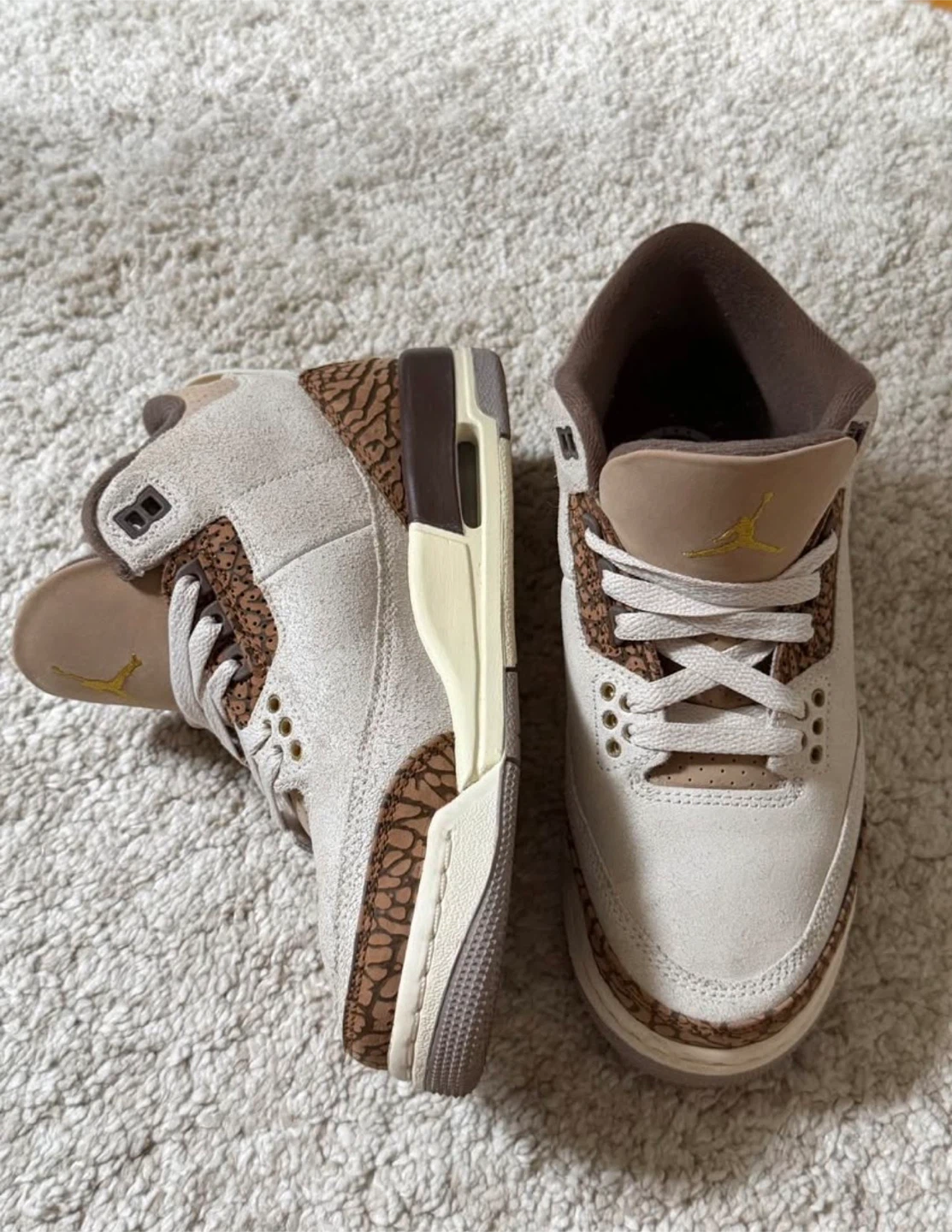 Nike Air Jordan 3 Retro Palomino Size 5Y - photo 3