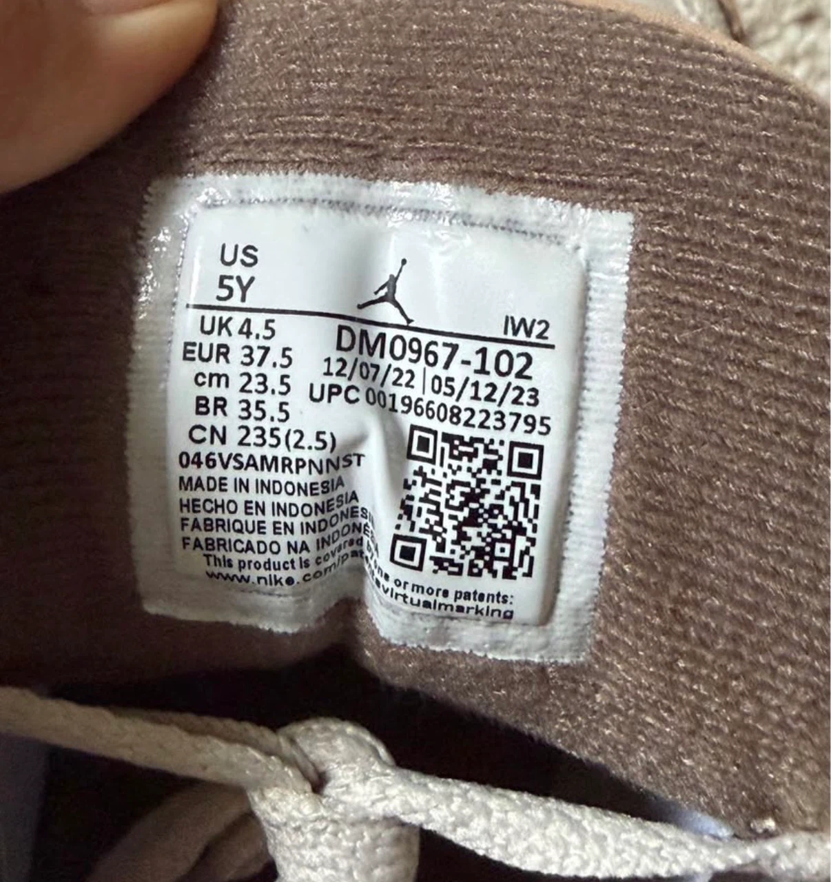 Nike Air Jordan 3 Retro Palomino Size 5Y - photo 5