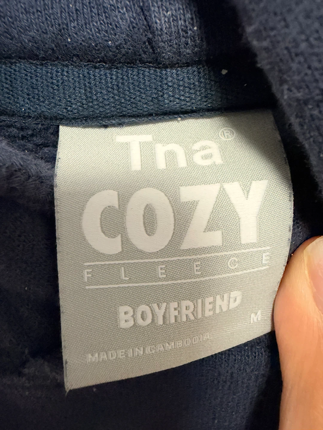 Tna Cozy Fleece Boyfriend Hoodie - photo 2
