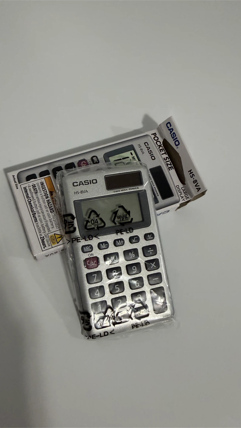 Casio HS-8VA Pocket Calculator - photo 2