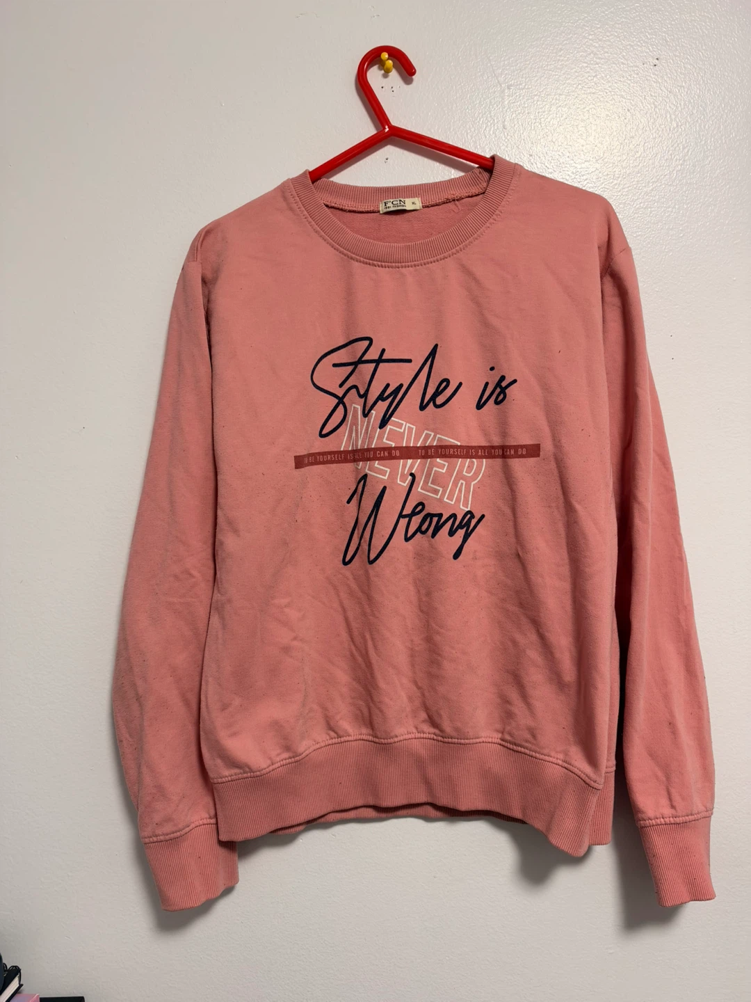 F'CN Graphic Sweatshirt Pink