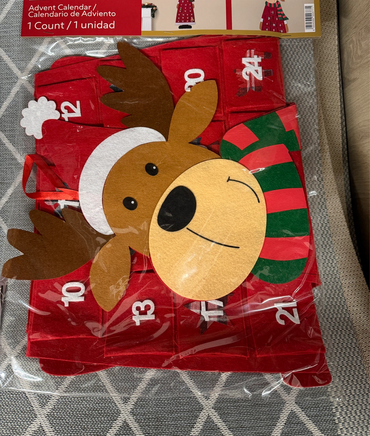 Reindeer Felt Advent Calendar