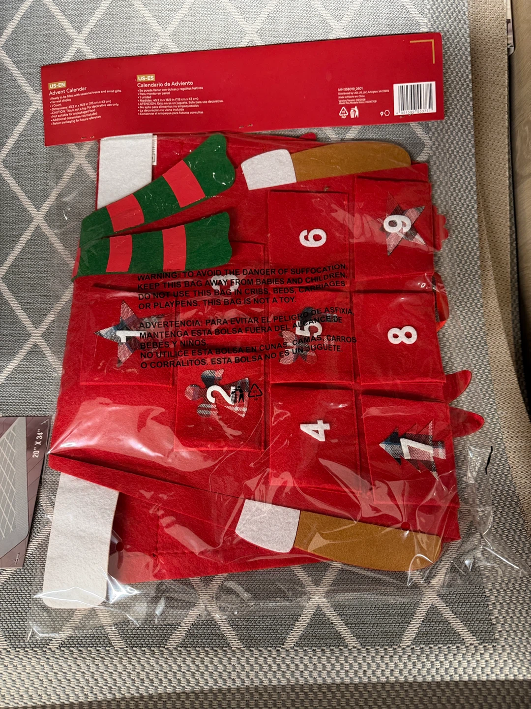 Reindeer Felt Advent Calendar - photo 2