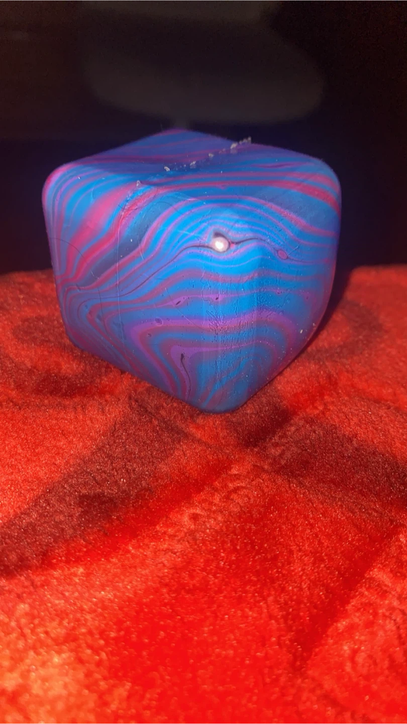 Ice cube swirl squishy