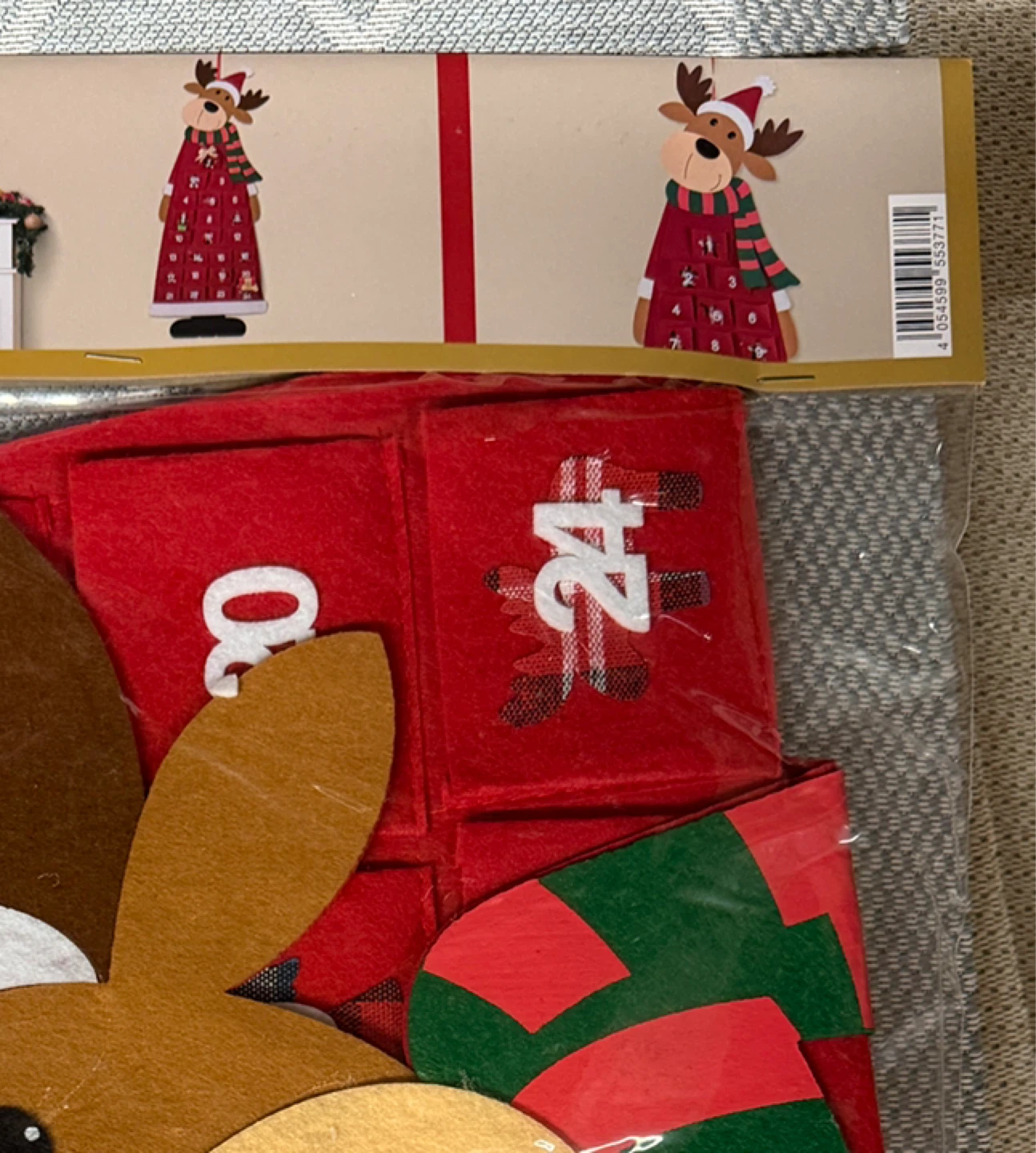 Reindeer Felt Advent Calendar - photo 3