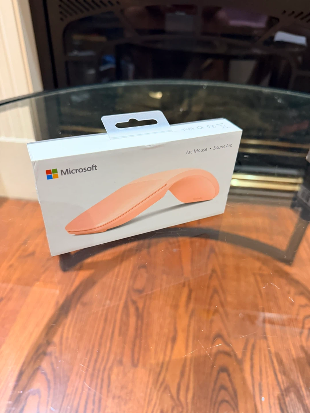 NEW Microsoft Arc Bluetooth Mouse – Peach Pink