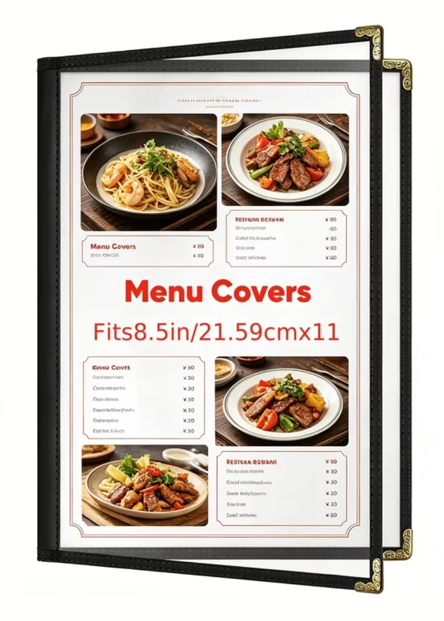 Clear Menu Covers