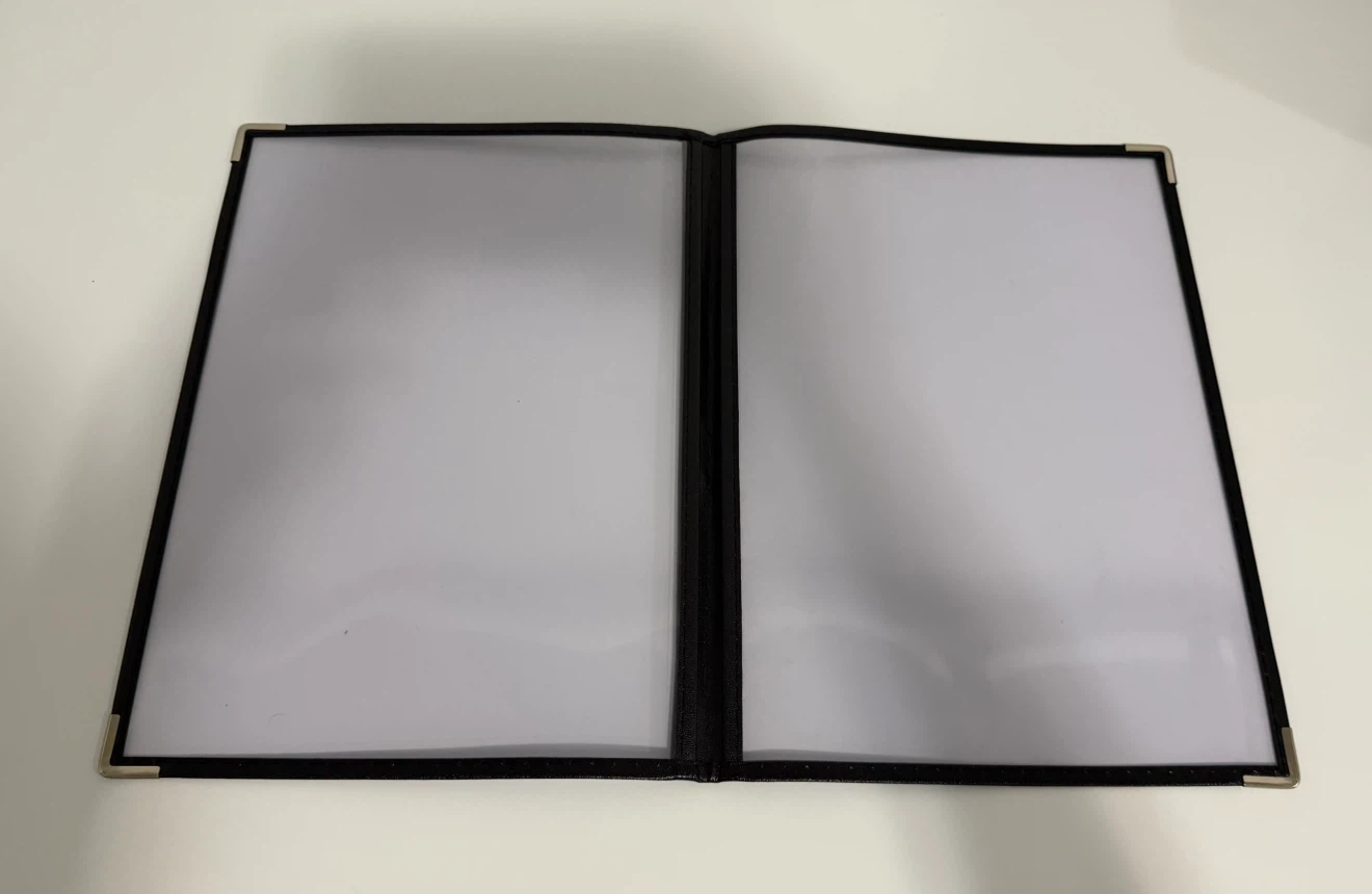 Clear Menu Covers - photo 3