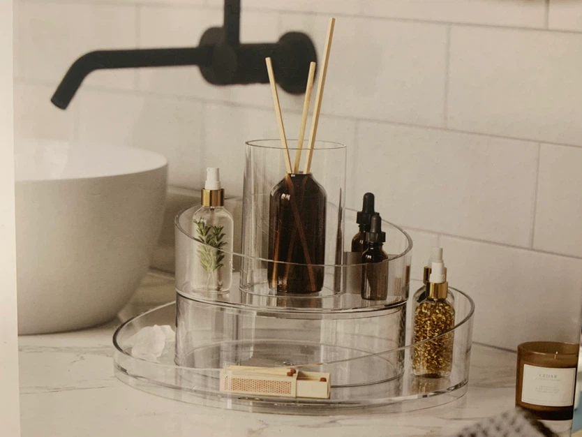 Umbra Two-Tier Rotating Cosmetic Organizer - photo 3