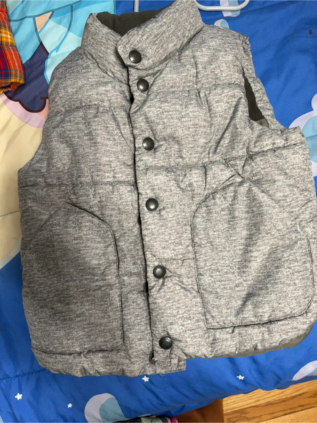 Baby Gap Toddler Puffer Vest Gray