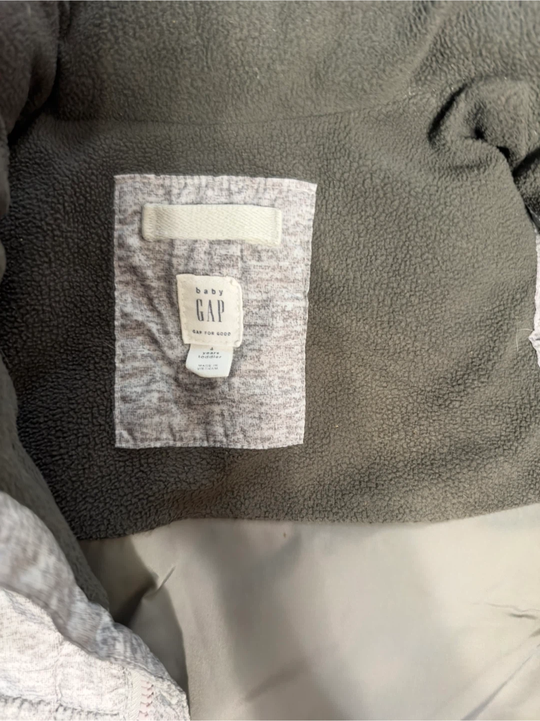 Baby Gap Toddler Puffer Vest Gray - photo 3