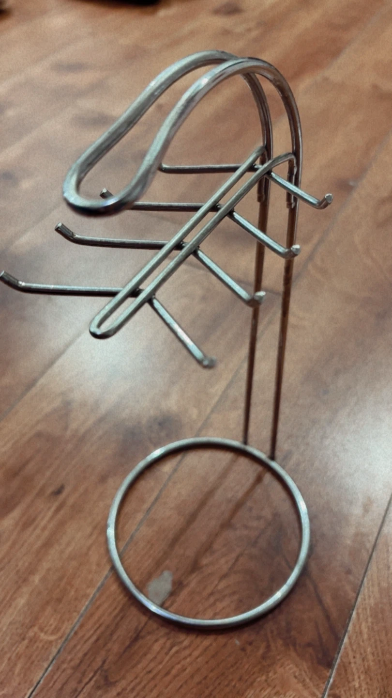 Chrome Mug Tree Stand