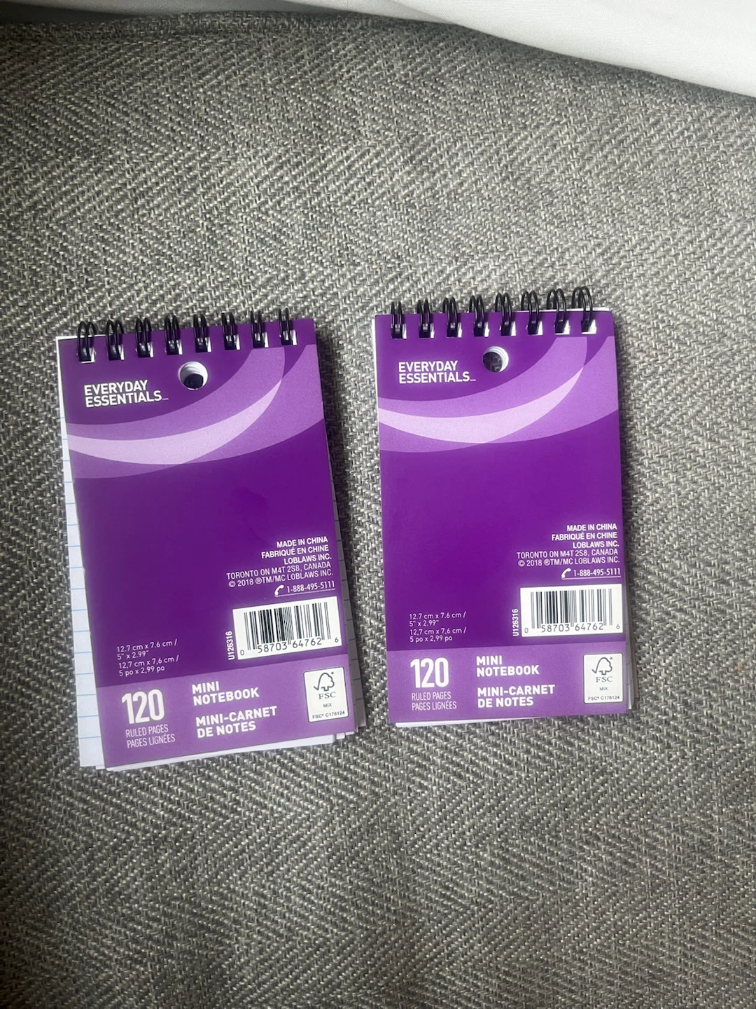 Everyday Essentials Mini Notebooks (2 pack)