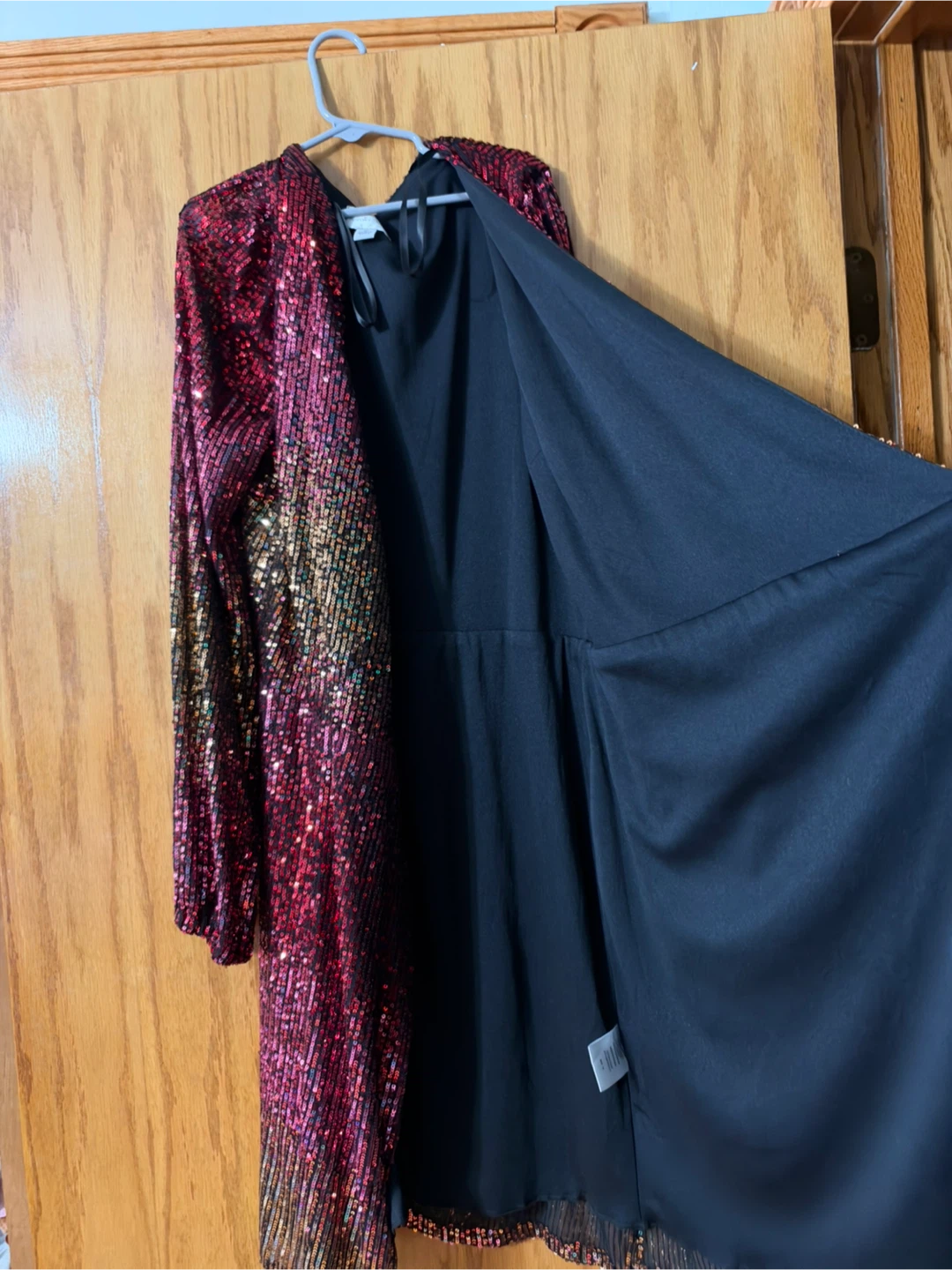 Premier Amour Sequin Wrap Dress - photo 2