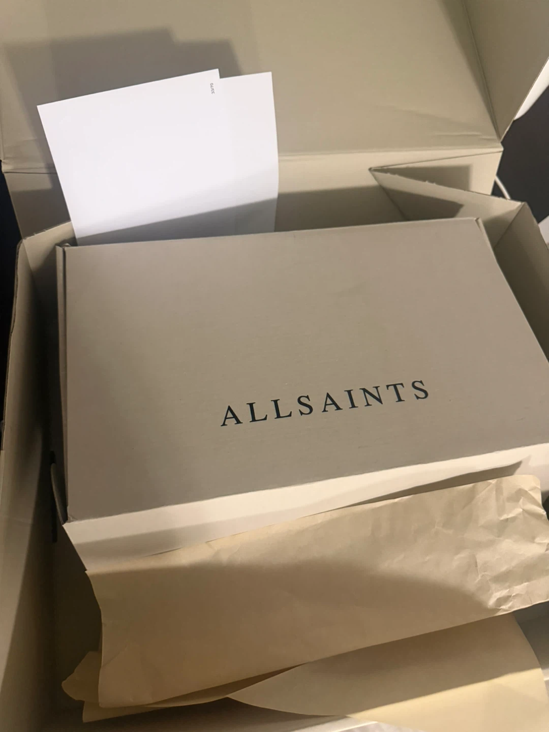 AllSaints white leather sneakers - photo 5