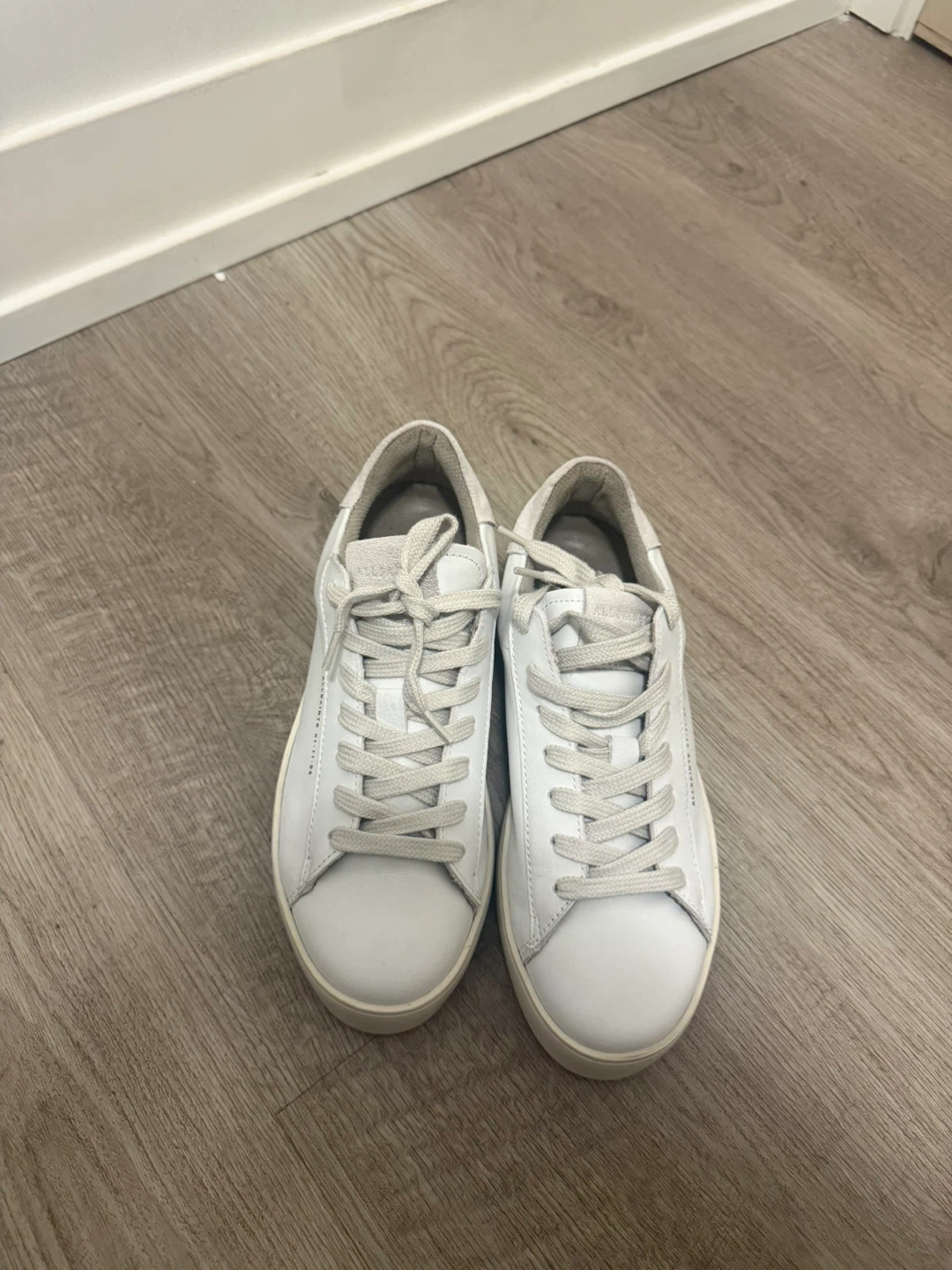 AllSaints white leather sneakers - photo 4
