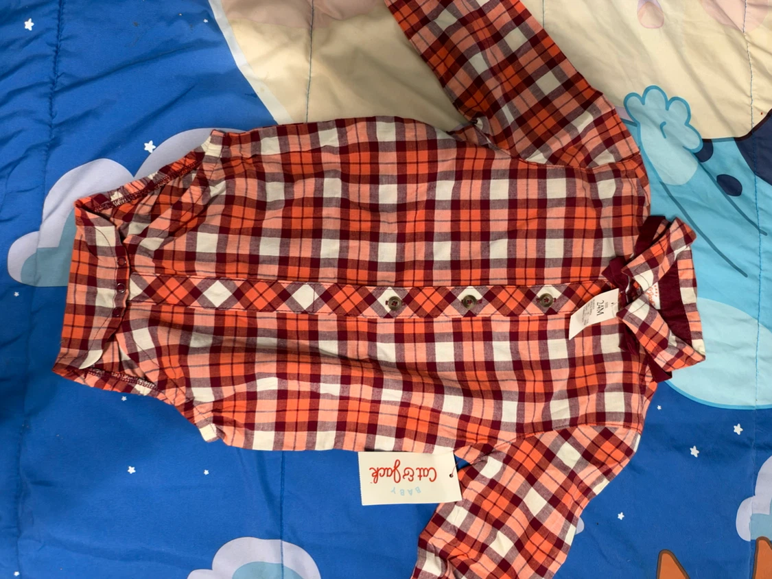 Cat & Jack Baby Plaid Bodysuit