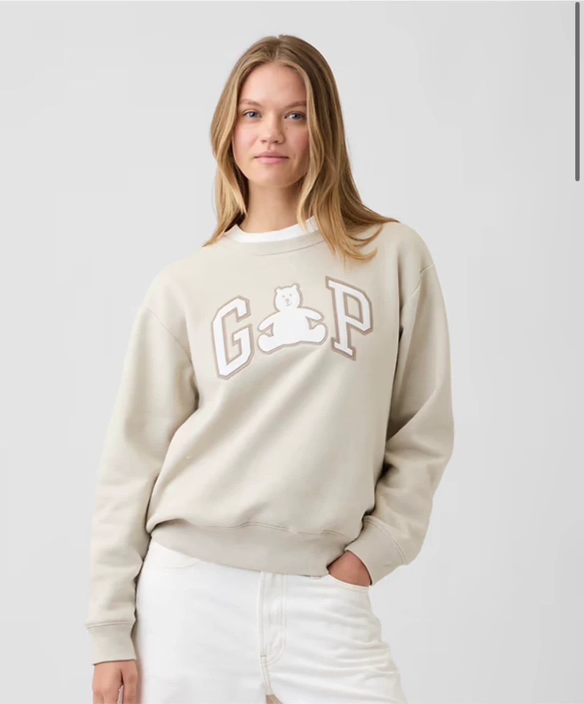 BNWT Gap Bear Logo Crewneck Sweatshirt- SEE DESCRIPTION