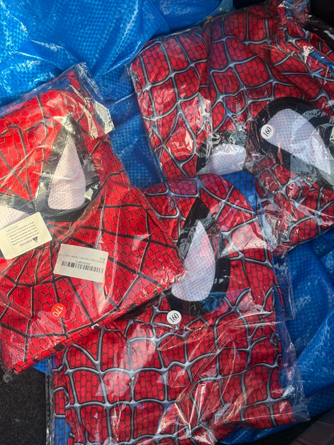 Halloween Spider-Man Costume Sizes 160cm and 170cm