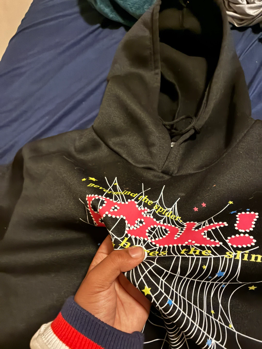 SP5DER Punk! Black Hoodie - photo 3