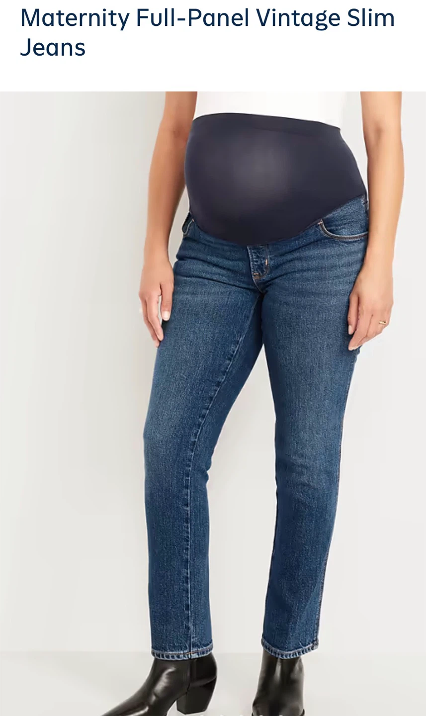 Old Navy Maternity Full-Panel Jeans - photo 3