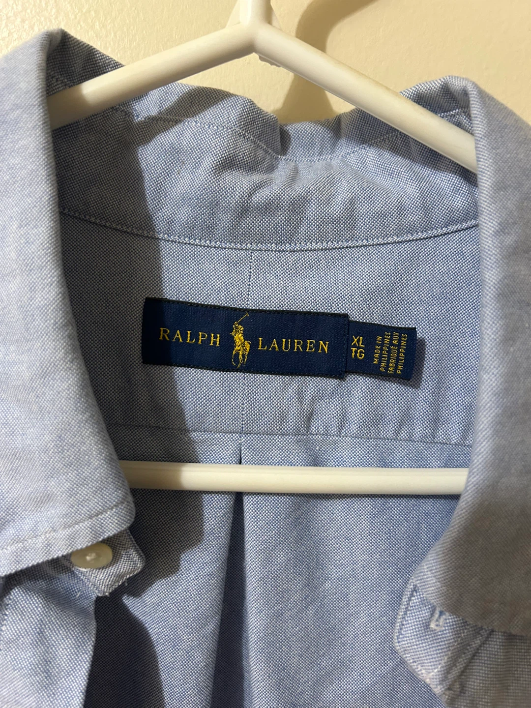 Ralph Lauren Light Blue Button-Down Oxford Shirt - Men's Size XL - photo 3