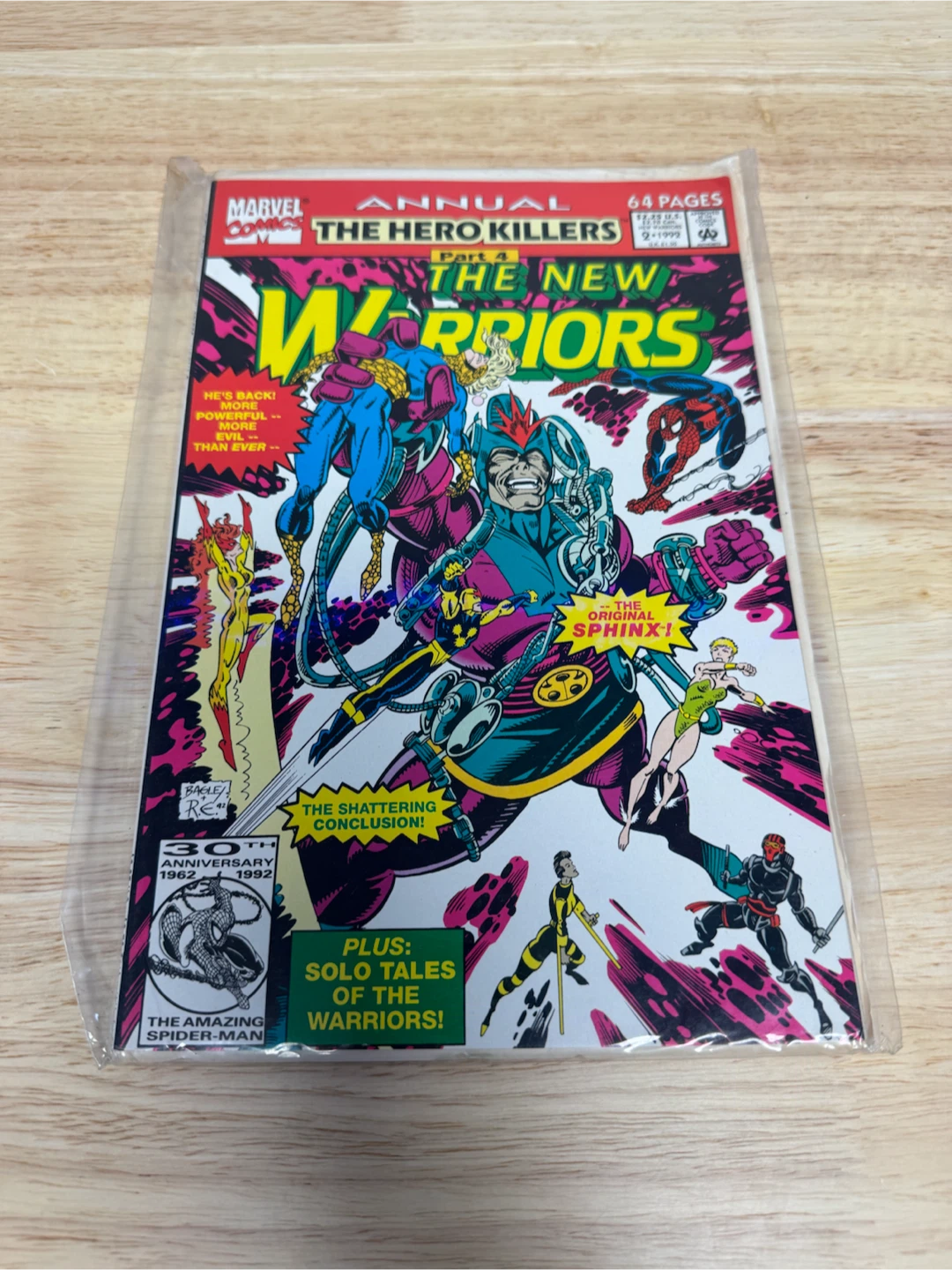 New Warriors Annual #2 Marvel Comic 1992