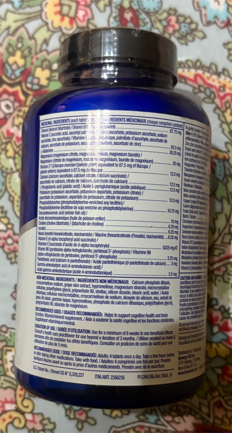 Focus Factor Nutrition for the Brain 150 Tablets - photo 3