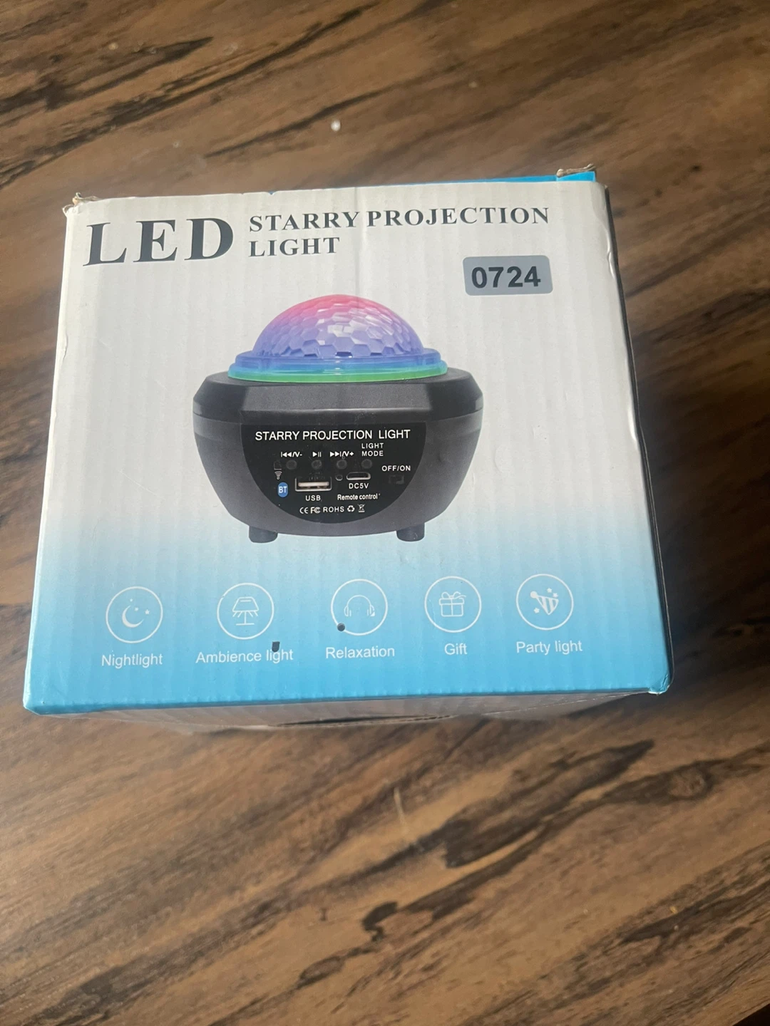 Star projection light LED