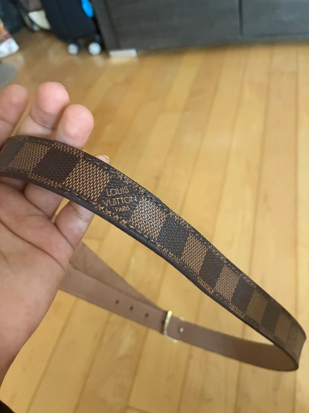 Louis Vuitton Damier Ebene Belt