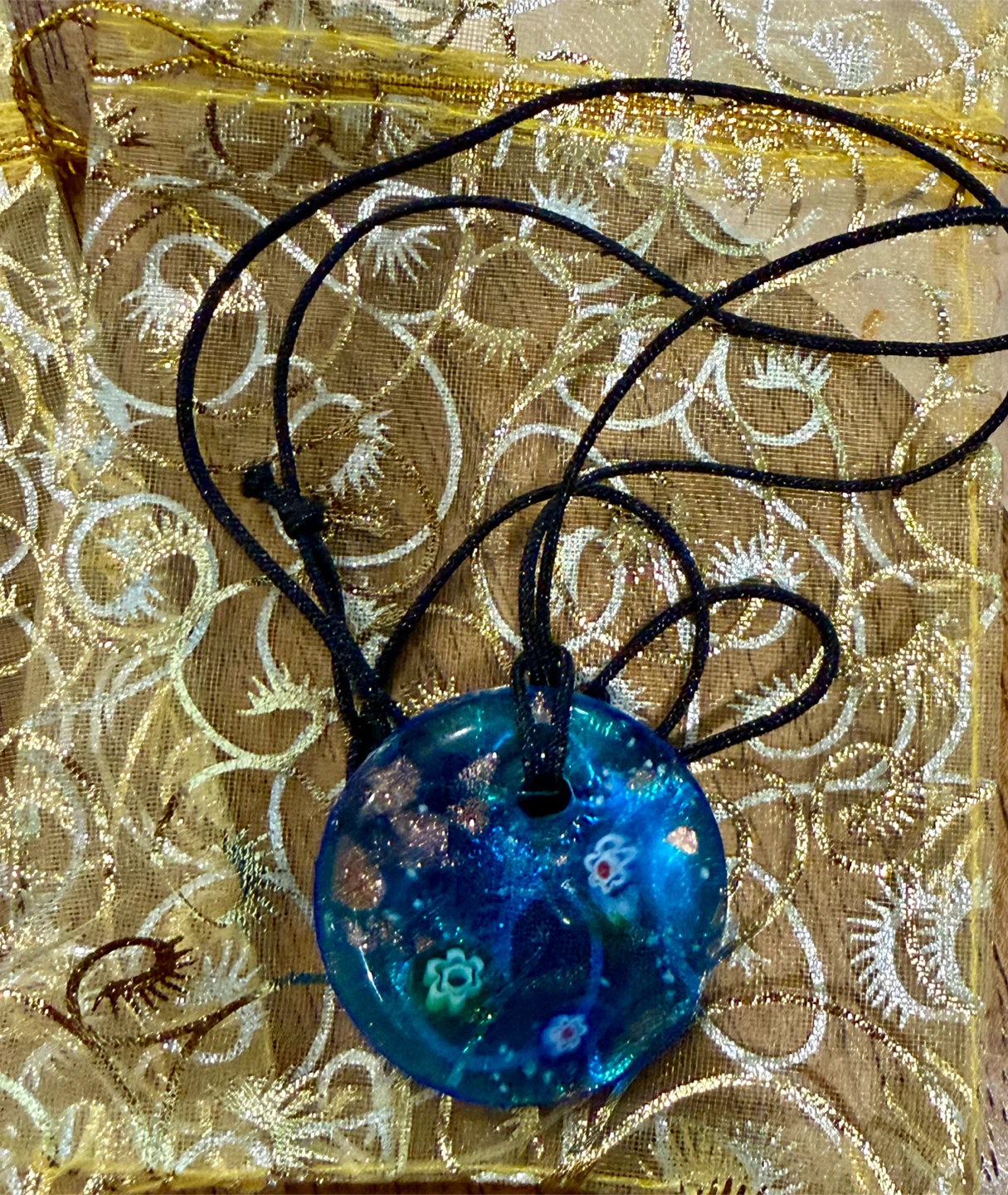Assorted Handmade Glass Pendants and Necklaces - photo 4