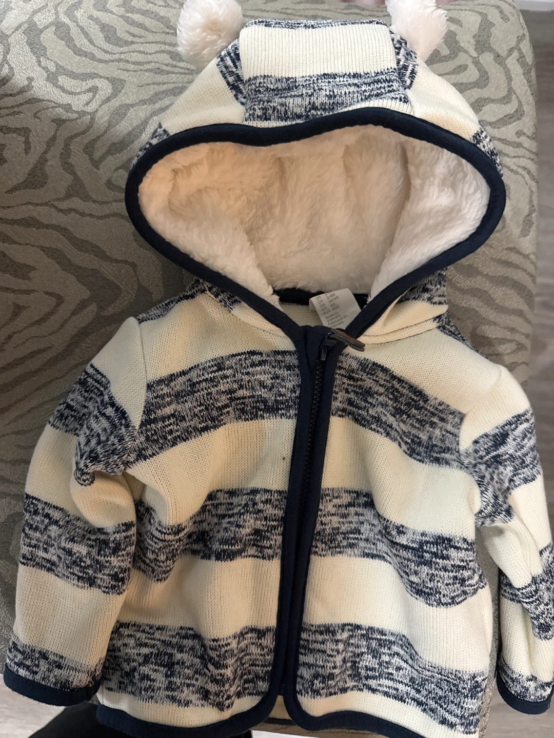 H&M Striped Baby Hoodie