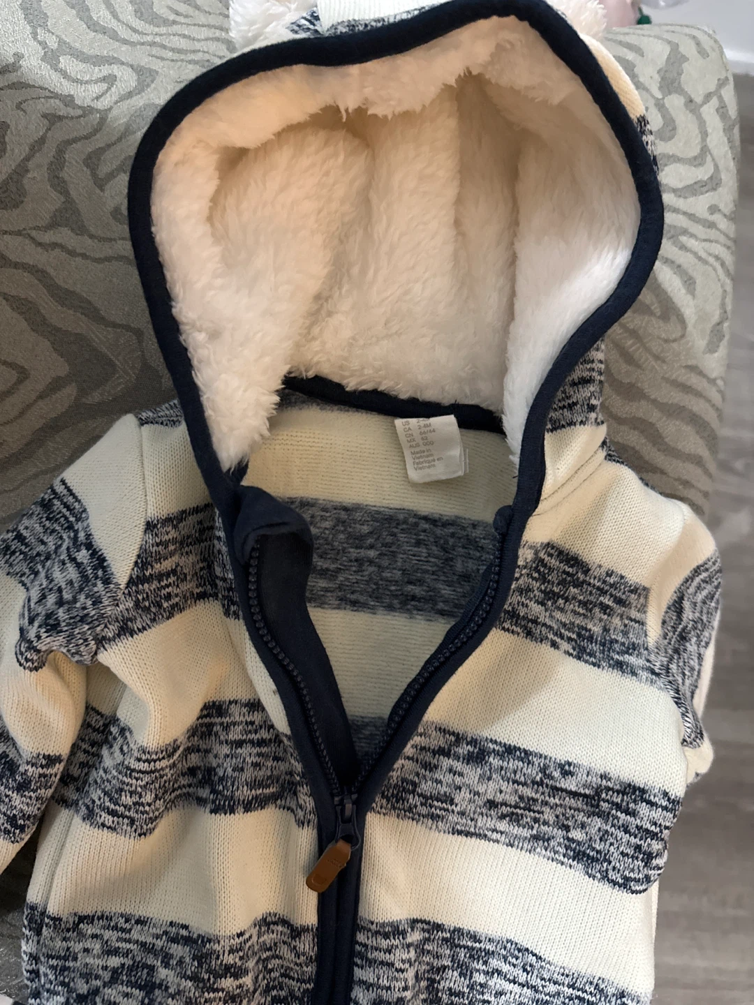 H&M Striped Baby Hoodie - photo 3