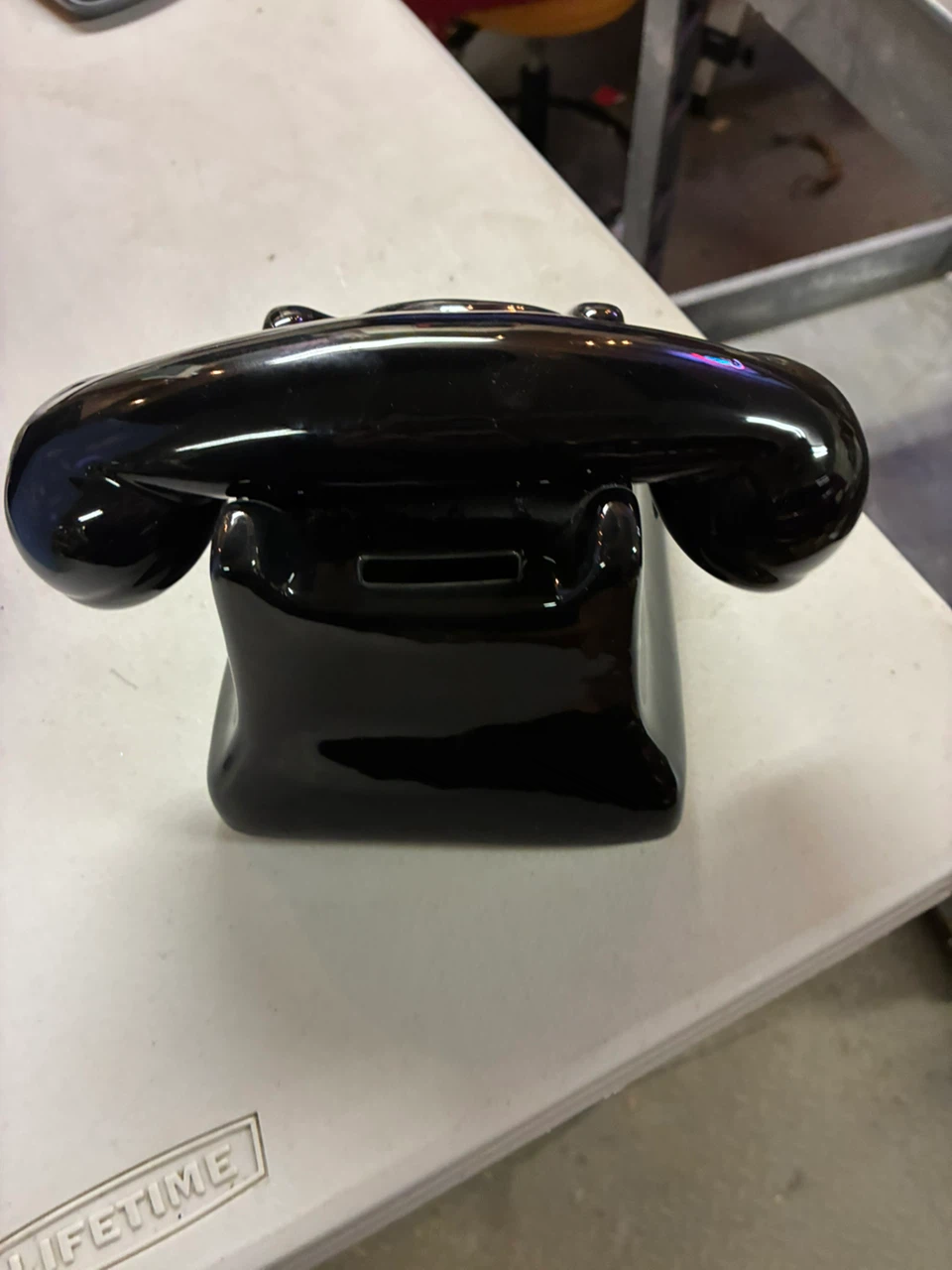 Vintage Style Ceramic Telephone Coin Bank