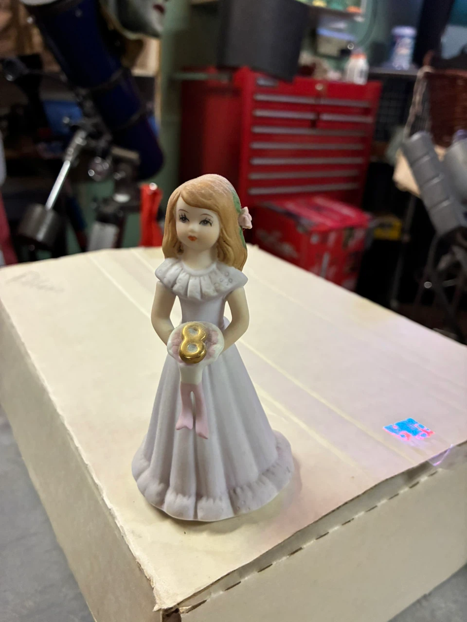 Precious Moments Porcelain Figurines and Wall Cross - photo 2