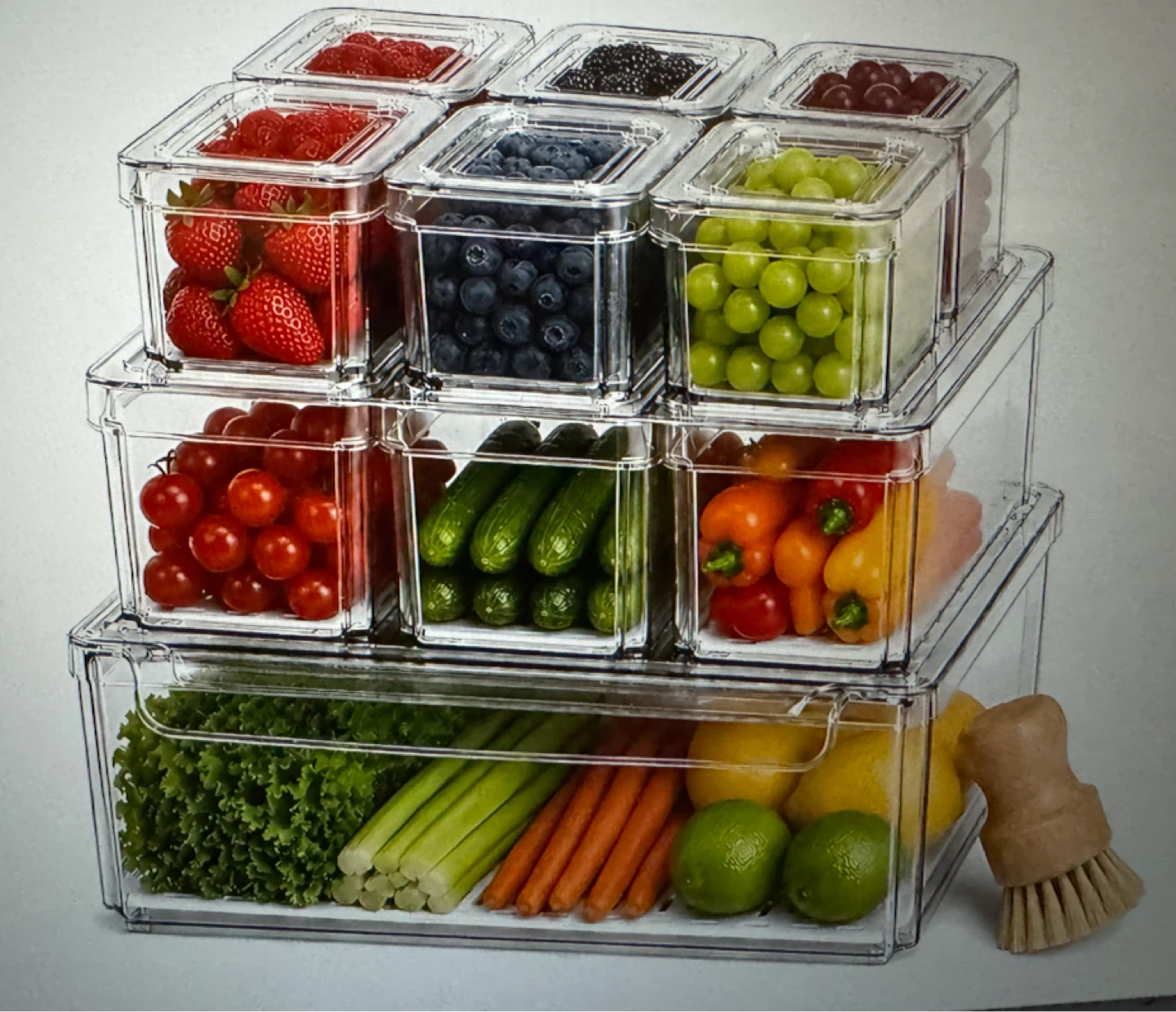 10-Piece Stackable Organizer Set