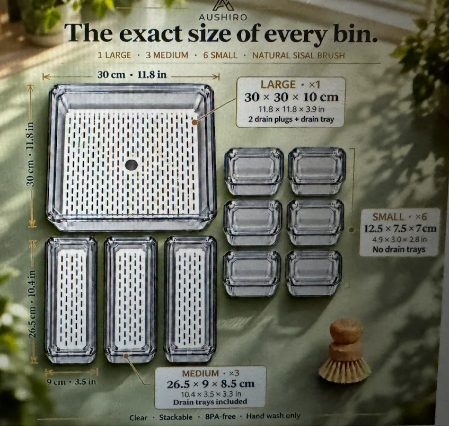 10-Piece Stackable Organizer Set - photo 4