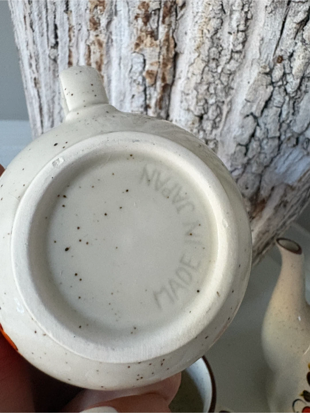 1970s Poppy Valencia Ceramic Stoneware Tea Set - photo 4
