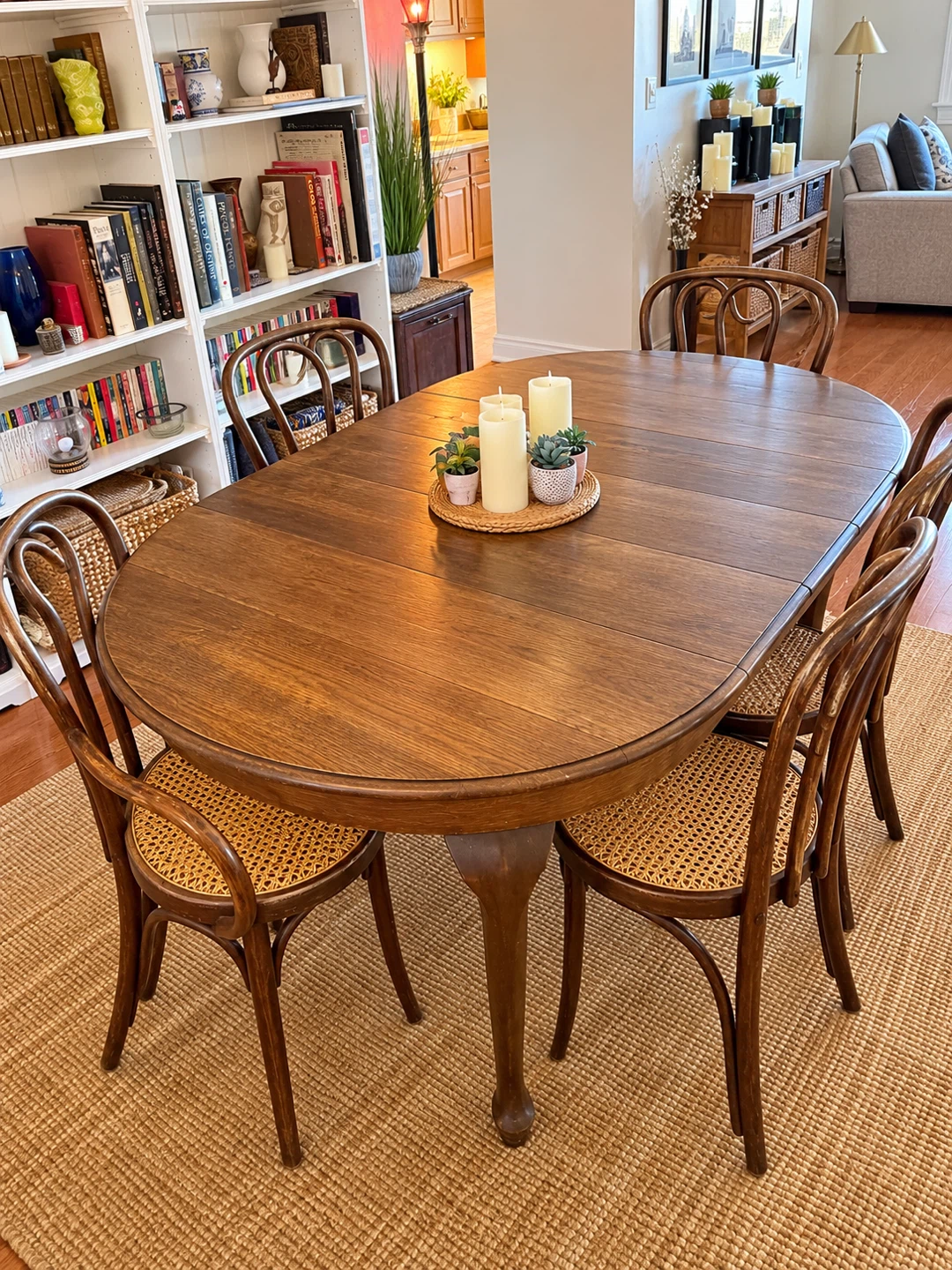 Vintage Thonet-Style Bentwood & Cane Chairs | Set of 4 - photo 3