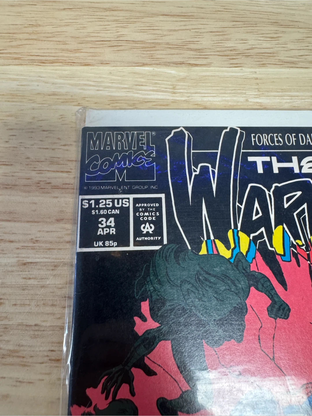 Marvel The New Warriors Issue 34 Comic Book - photo 2