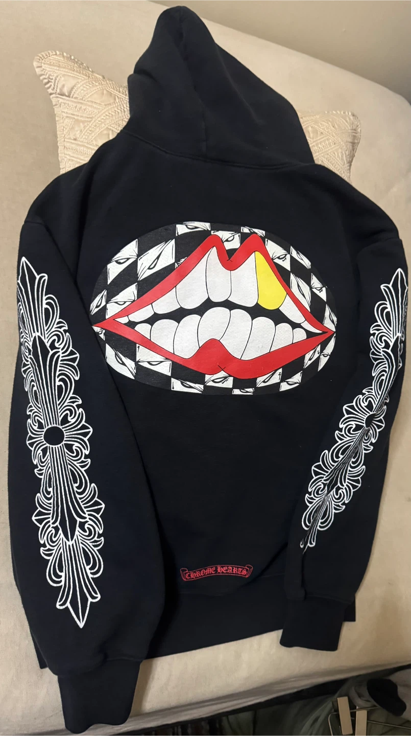 Chrome Hearts X Matty Boy “Chomper Floral” Hoodie - photo 4