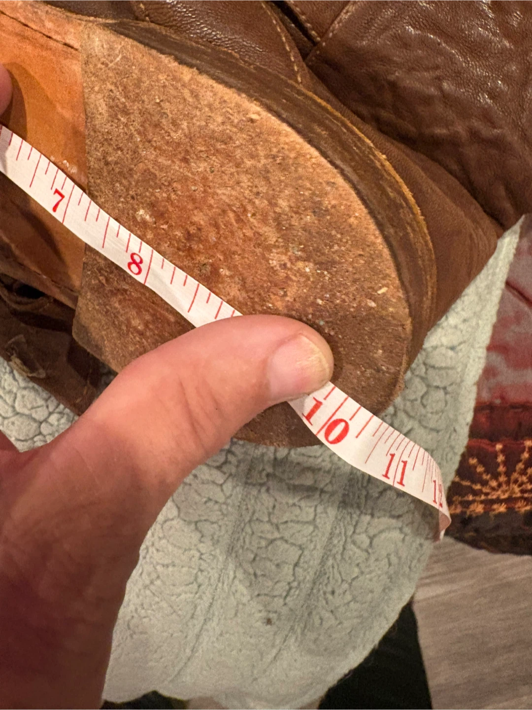 Butter, brown Leather Boots with Decorative Buttons - photo 5