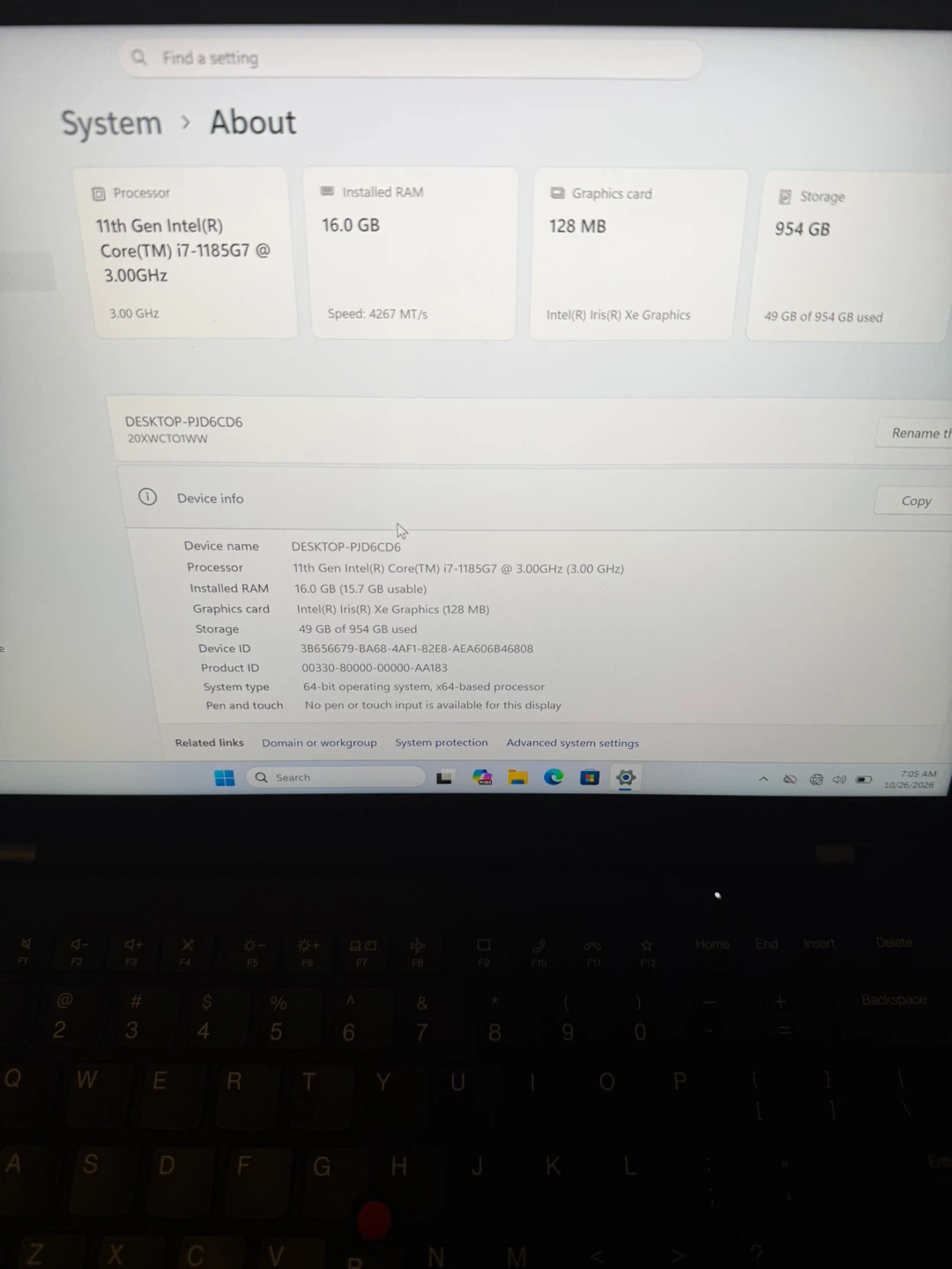 Lenovo X1 Gen 9/16GB RAM/1TB SSD/Fully Functional/with charger - photo 2
