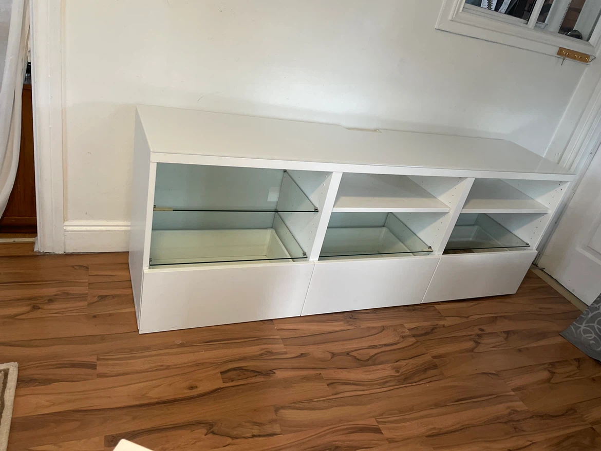 IKEA Besta White TV Unit - photo 2