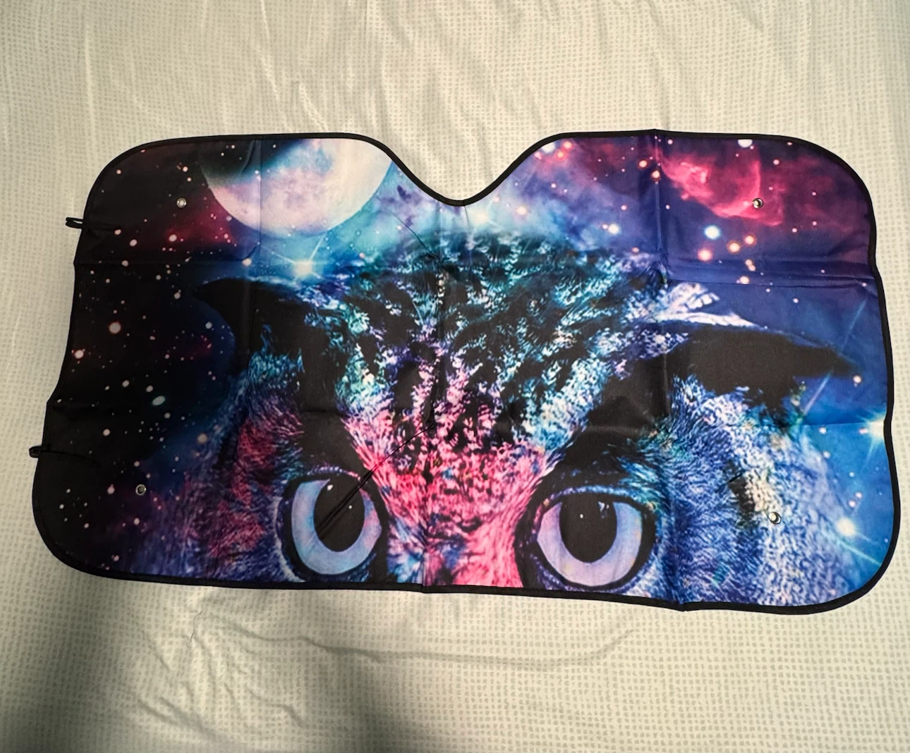 Galaxy Cat Car Windshield Sunshade