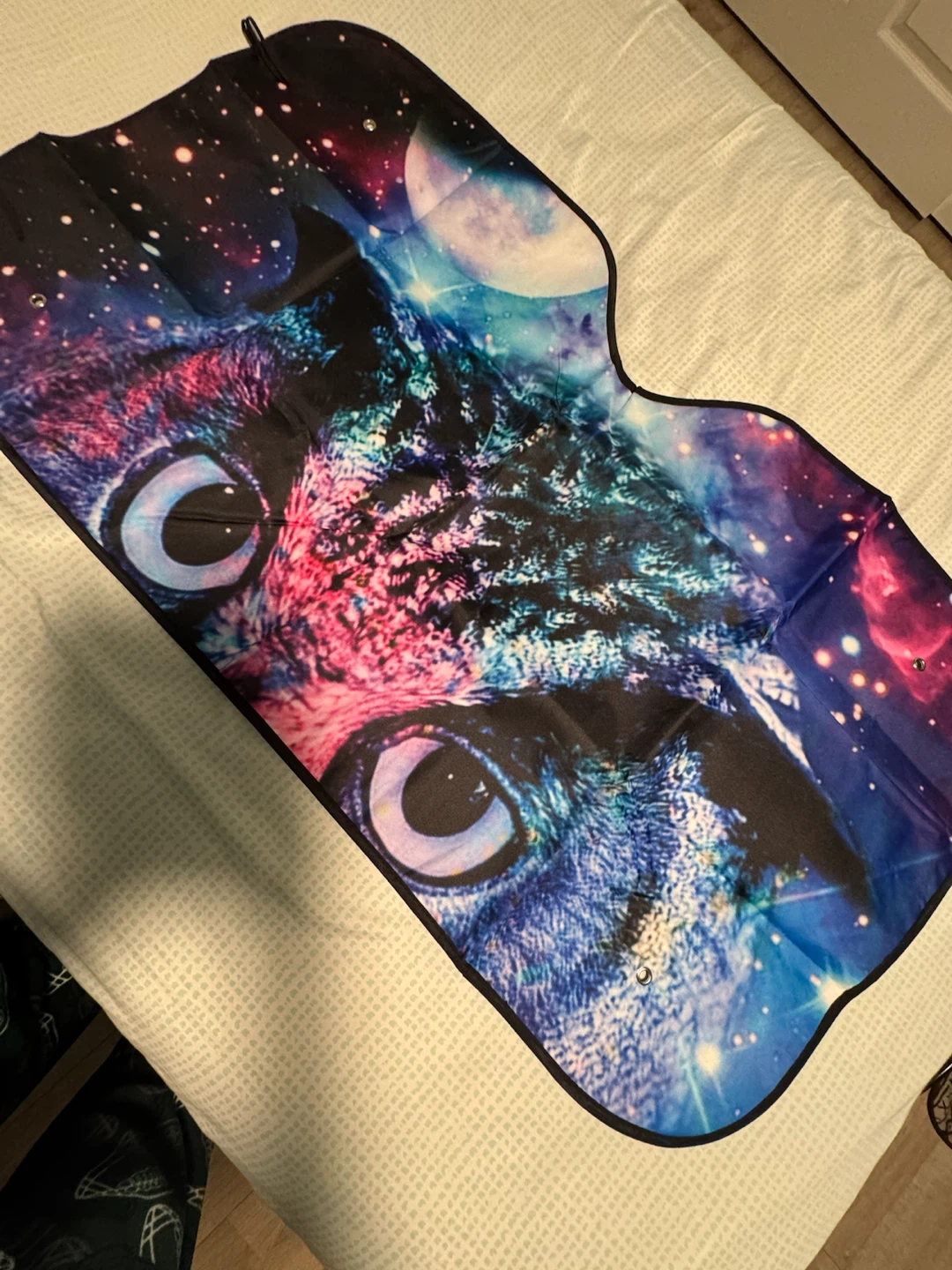 Galaxy Cat Car Windshield Sunshade - photo 2
