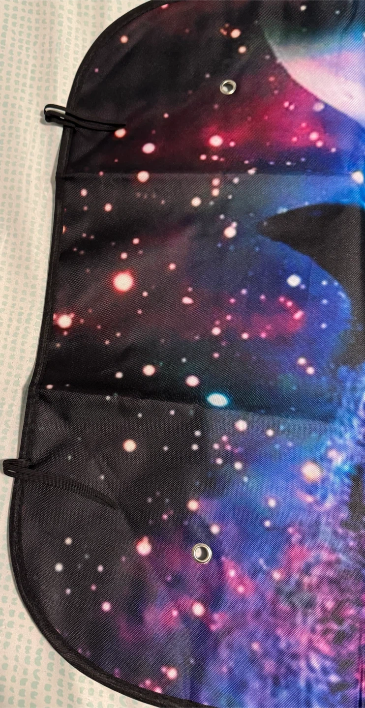 Galaxy Cat Car Windshield Sunshade - photo 3