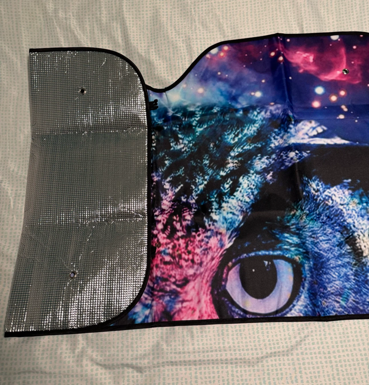 Galaxy Cat Car Windshield Sunshade - photo 4